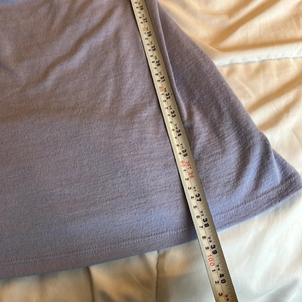 Wilfred Free Jada cutout bodycon lavender color size large. Vacation party dress - Picture 13 of 13